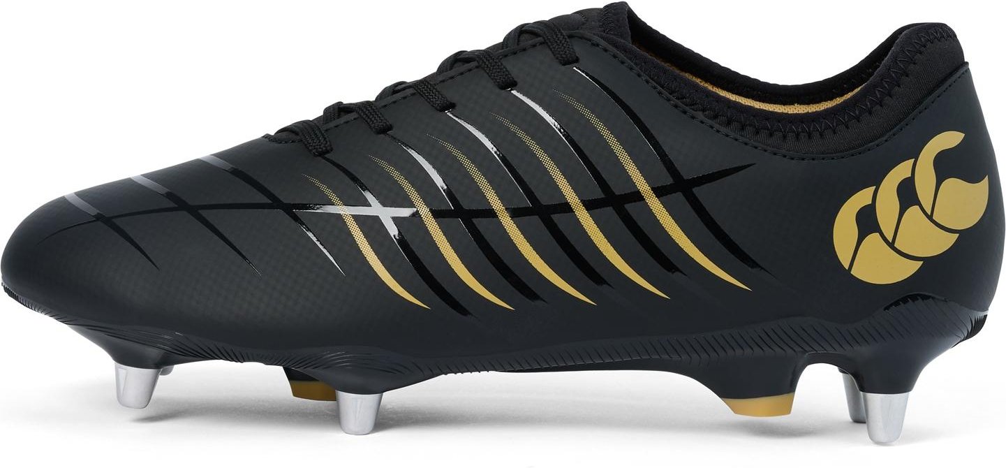 Canterbury - Herren Rugby-Stiefel für weichen Boden "Phoenix 2.0 Team" (Schwarz/Gold)