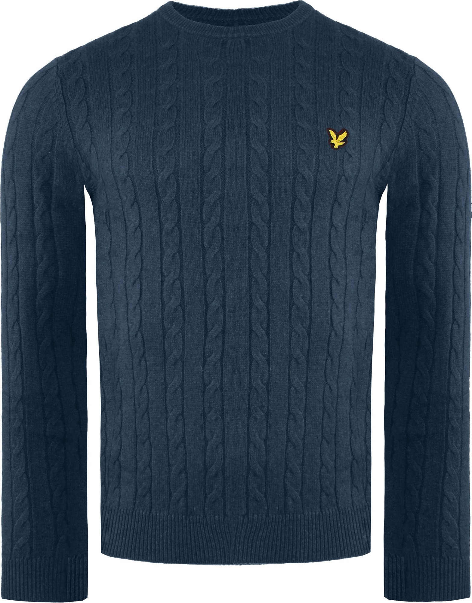 Lyle & Scott Cable Mens Navy Pullover