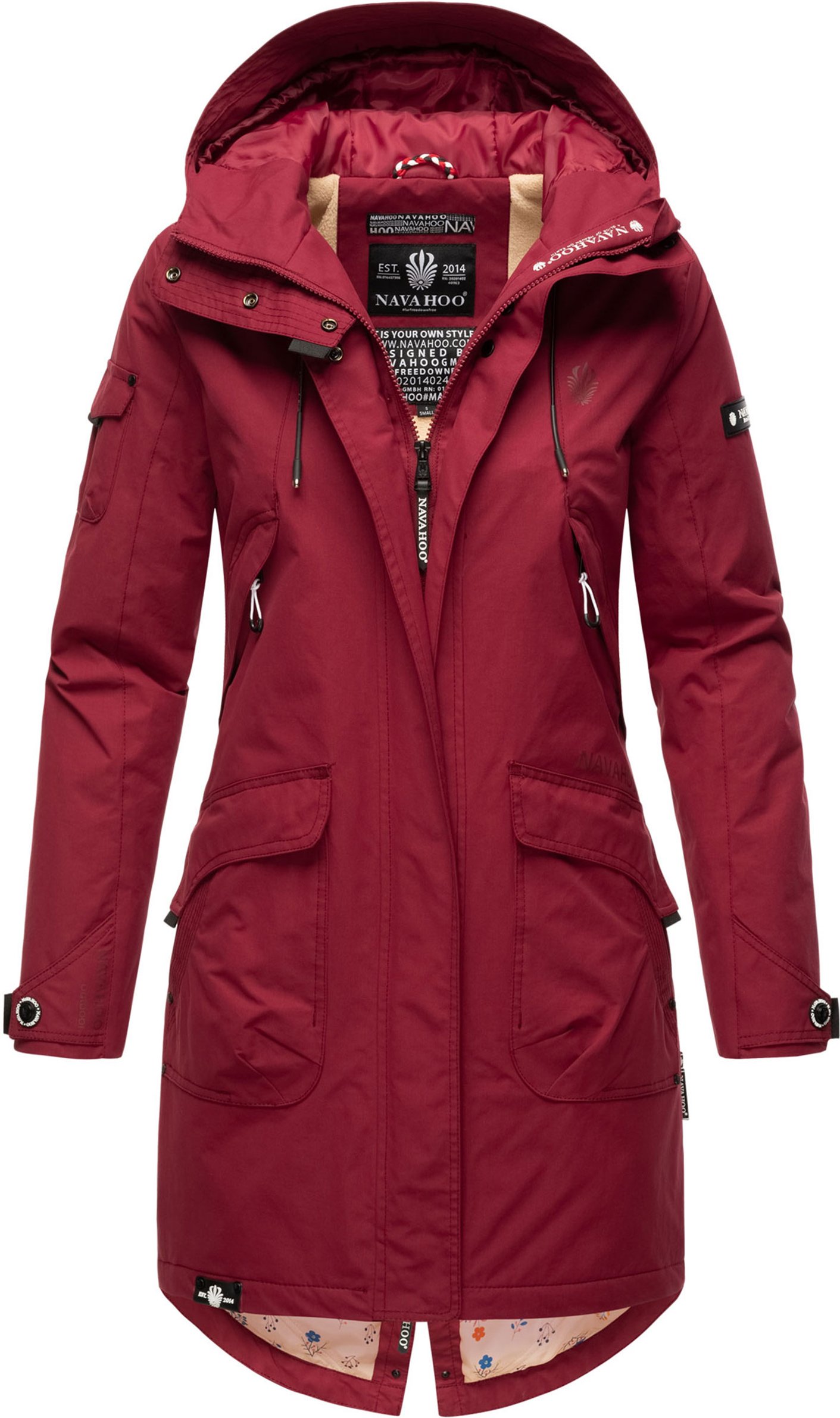 Navahoo Damen Parka Pfefferschote – Leicht, Stylisch & Funktional