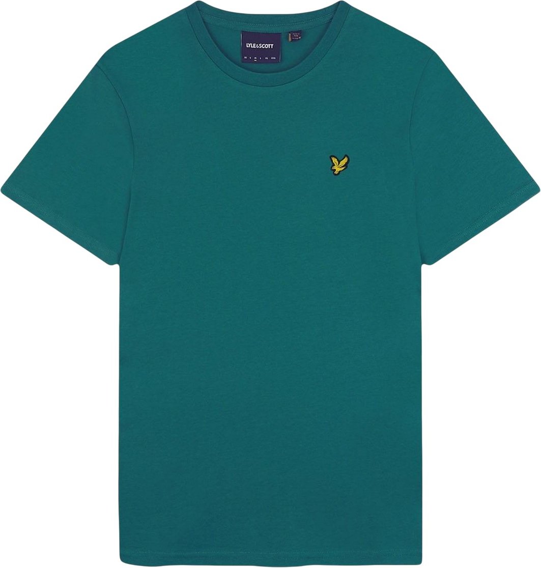 Lyle & Scott - T-Shirt Rundhalsausschnitt Unifarben für Herren (Grün)