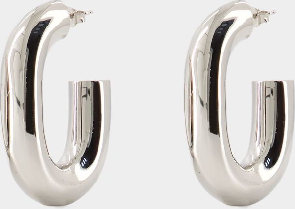 Xl Link-Ohrringe - Paco Rabanne - Messing - Silber