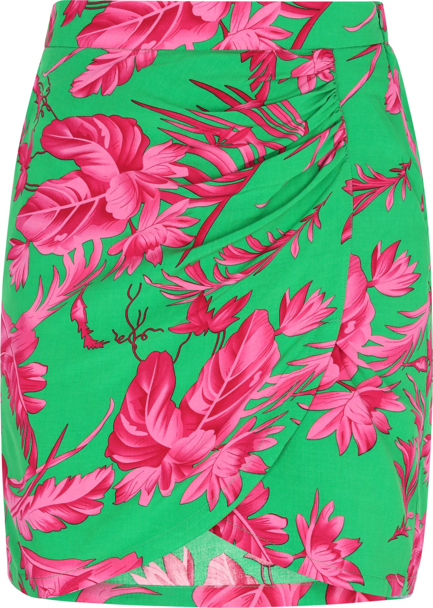 IZIA Rock Frauen grün rosa