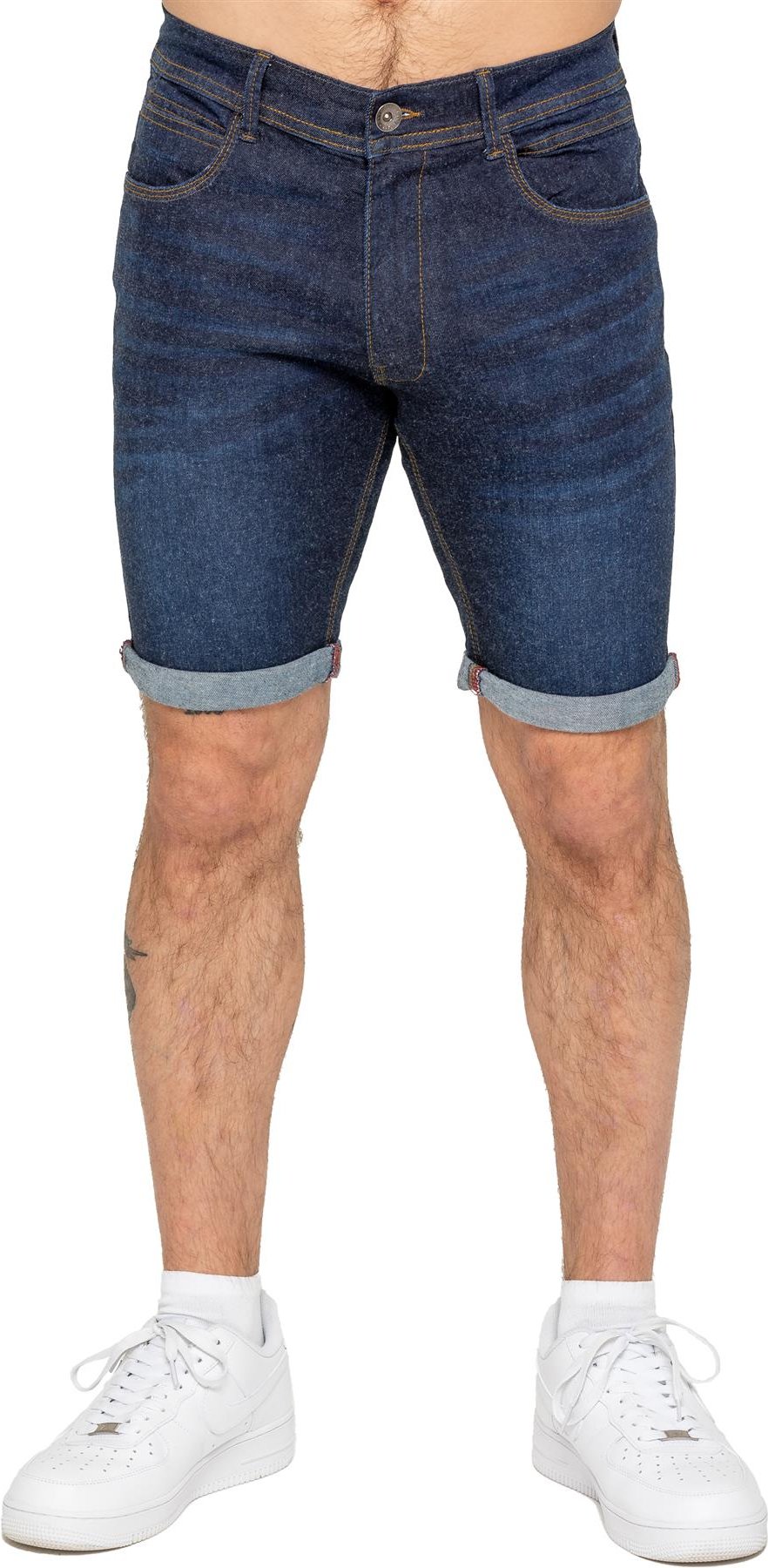 Enzo | Herren Slim Fit Denim Shorts