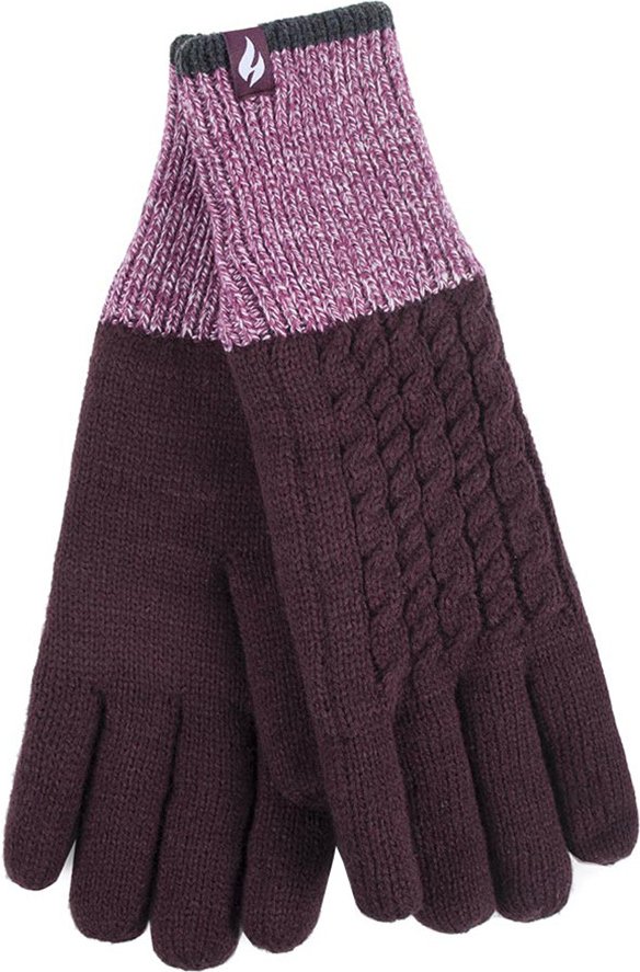 Heat Holders - Damen Thermohandschuhe für den Winter im Kisdon Style - Mulberry