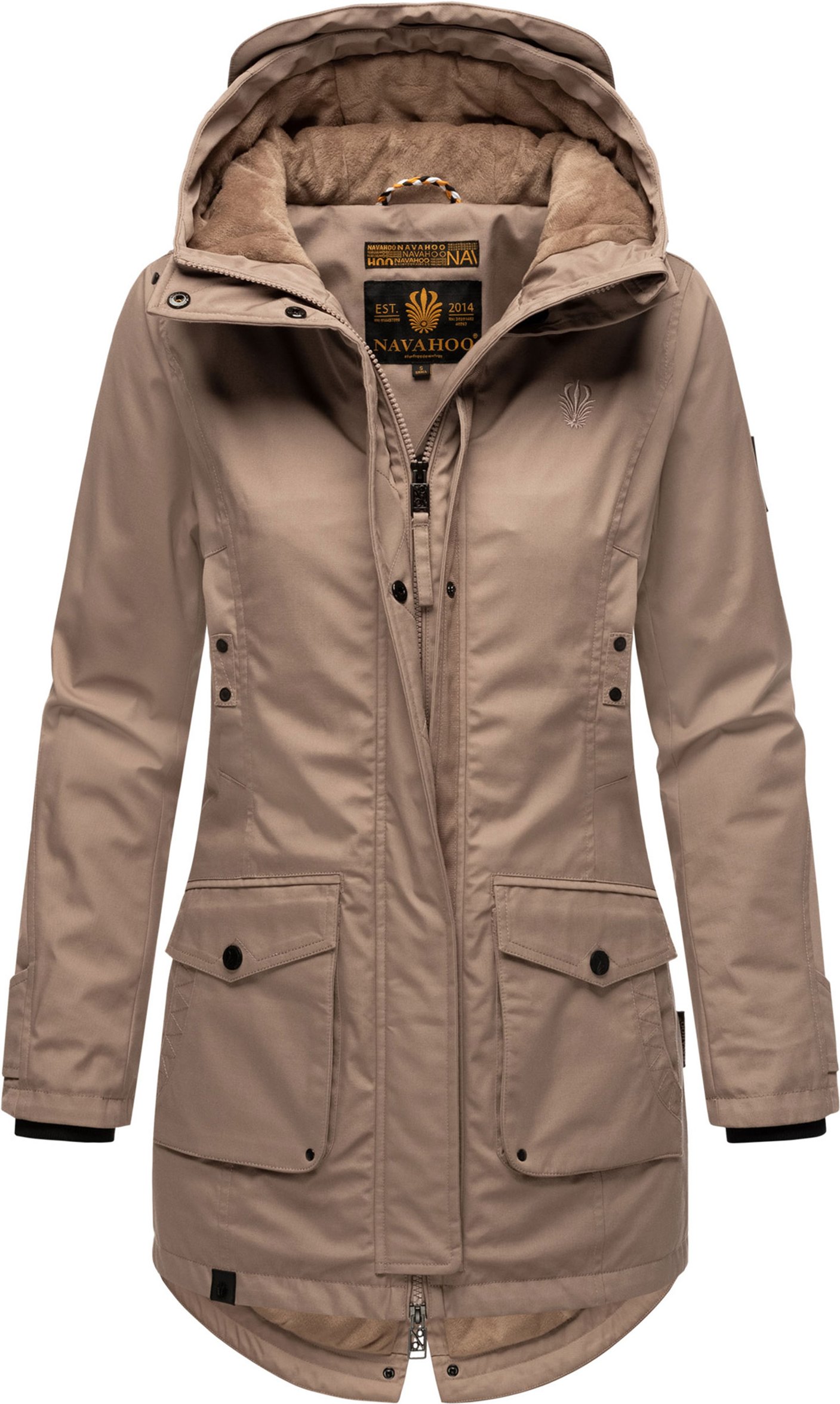 Navahoo Damen Übergangsparka Brinja – Warm & Zeitlos