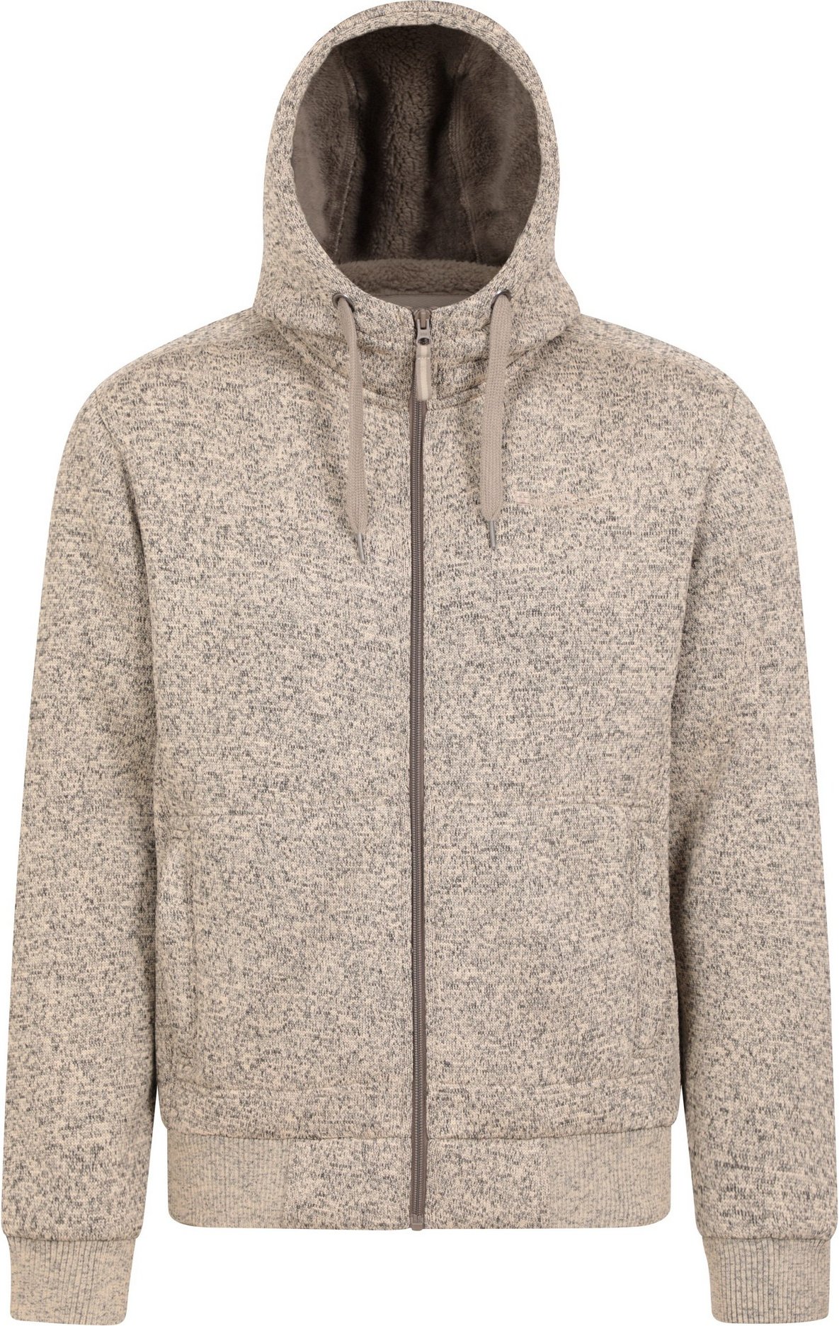 Mountain Warehouse Herren Nevis II Kunstfell Hoodie (Beige)
