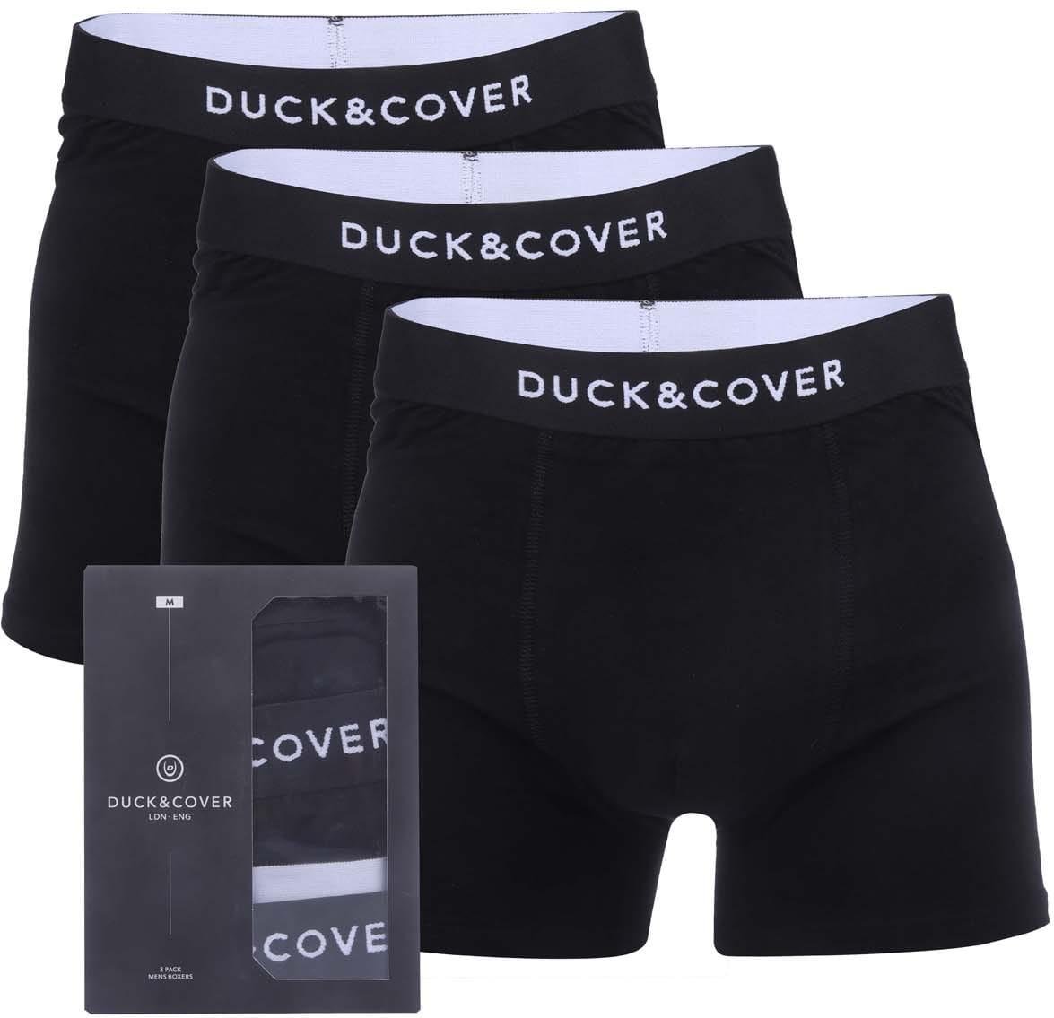 Duck and Cover - "Sagnet" Boxershorts für Herren (3er-Pack) (Schwarz)