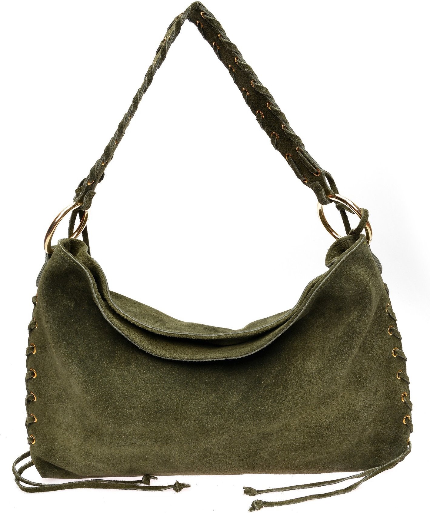 Anna Luchini Khaki Leder Tasche