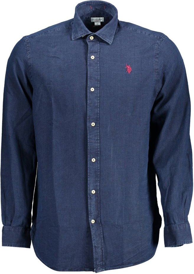 Denim Hemd mit langen Ärmeln