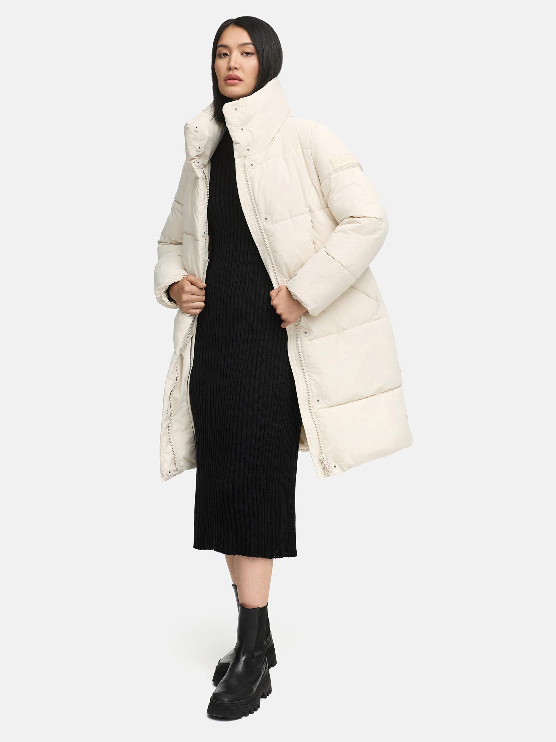 Marikoo Damen Steppjacke Yukanii mit Kapuze & Reißverschlusstaschen