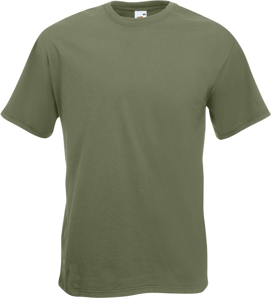 Fruit Of The Loom Herren Super Premium Kurzarm T-Shirt mit Rundhalsausschnitt