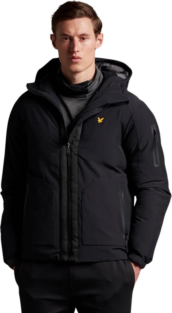 Lyle & Scott Schwarze Steppjacke
