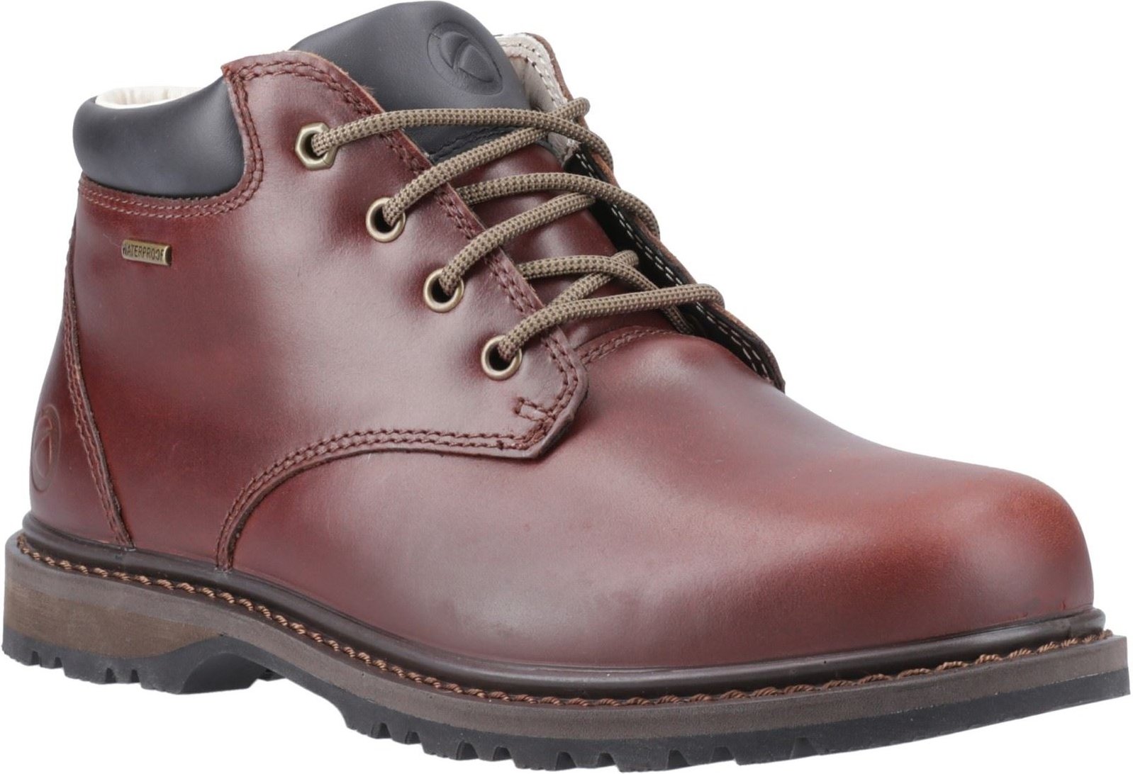 Cotswold Bredon Leder Herren braune Chelsea-Stiefel