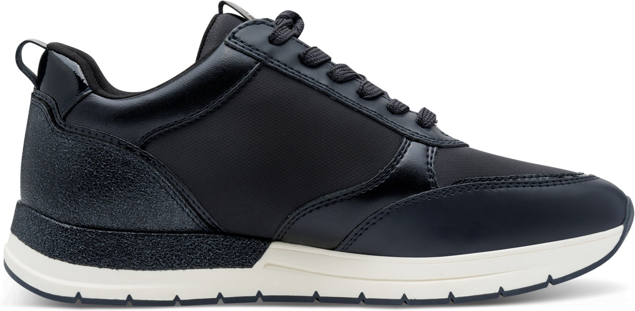 Tamaris Damen Marineblau Fashion Schnürschuhe mit Reißverschluss Sneakers Trainers