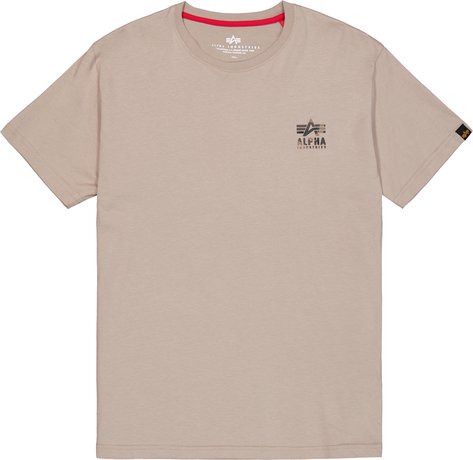 Camo Logo Puff Print Backprint T-Shirt