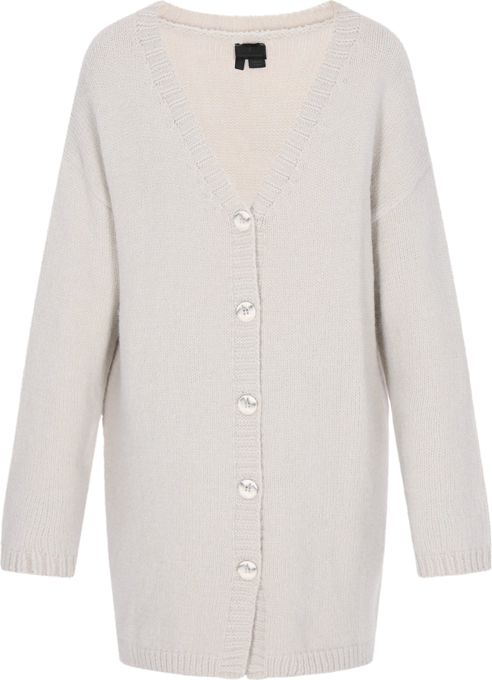 Dreimaster Cardigan Damen Grau Melange