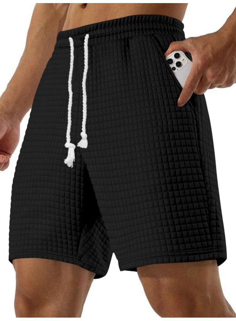 Thumbnail - Herren Shorts mit Kordelzug in Übergröße mit Struktur
