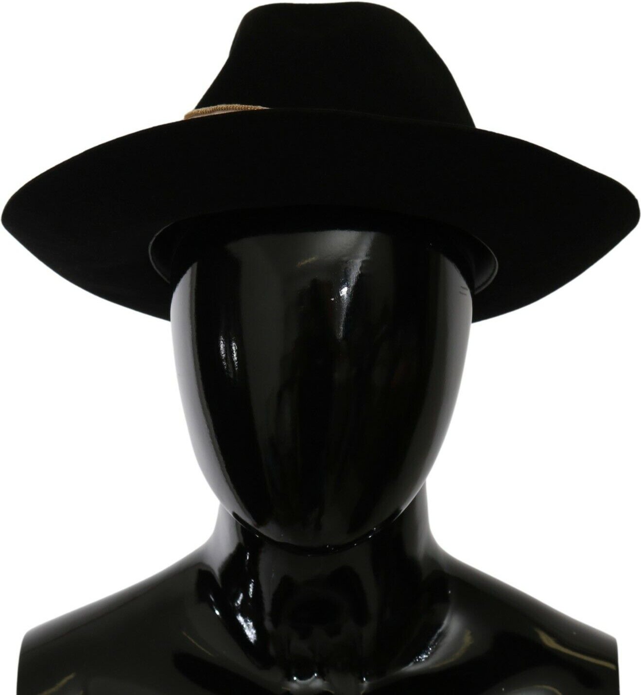 Dolce & Gabbana Damen Schwarzer Breiter Hut