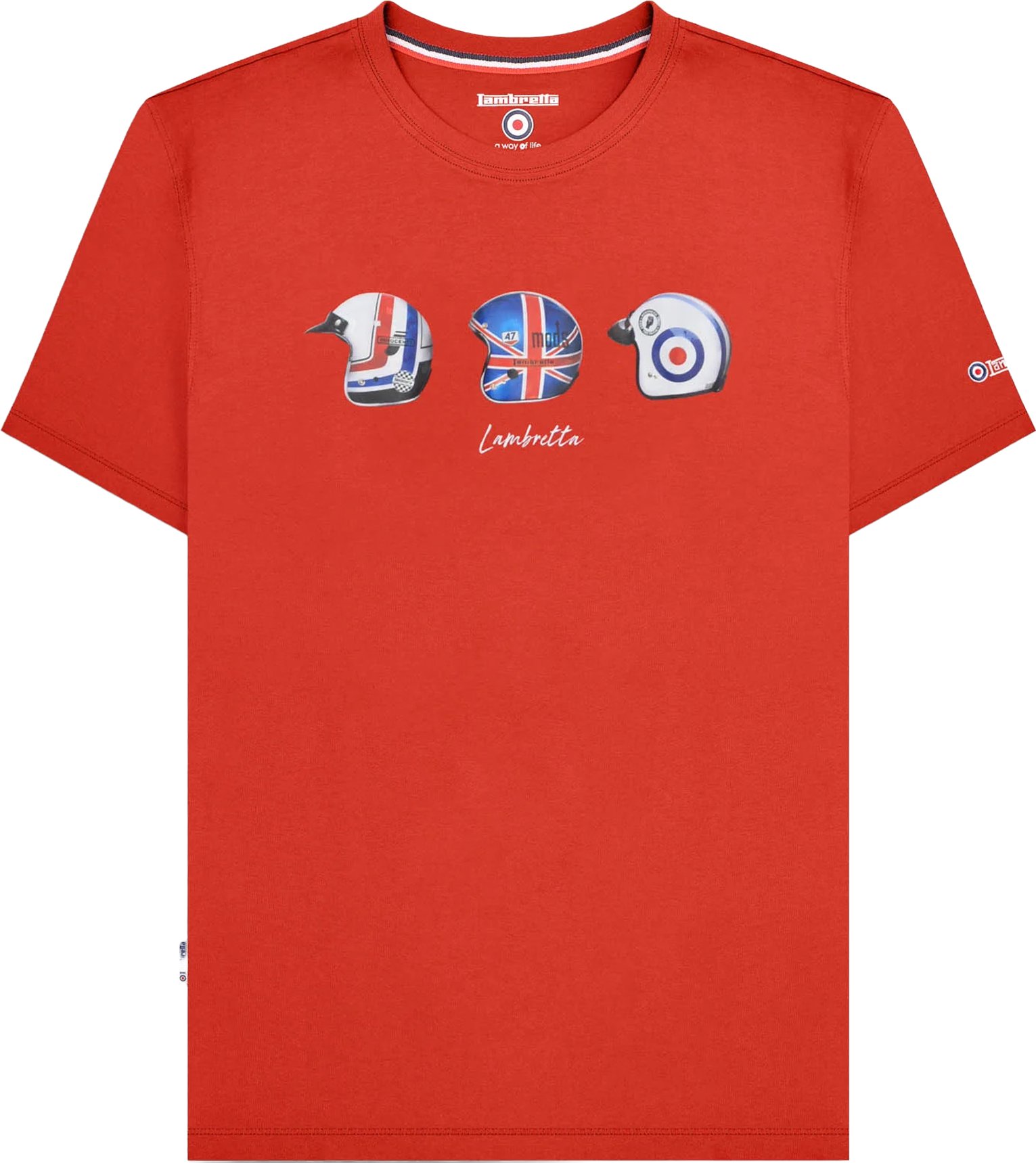 Lambretta - "SS25" T-Shirt für Herren (Rot)
