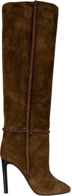 Saint Laurent Mica Stiefel Braun