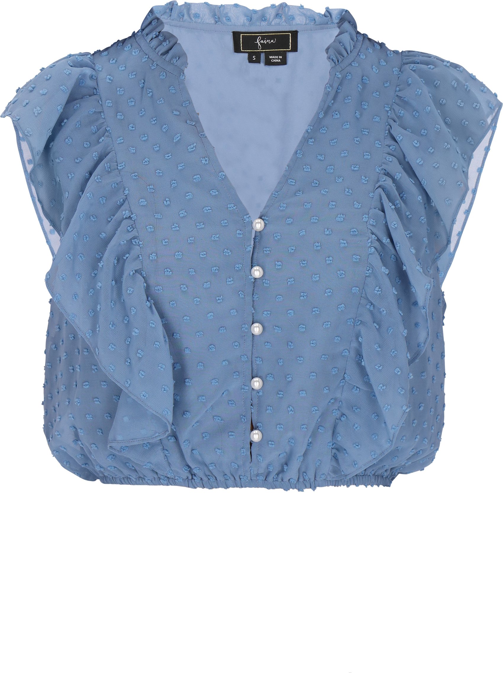 Faina Bluse Damen hellblau