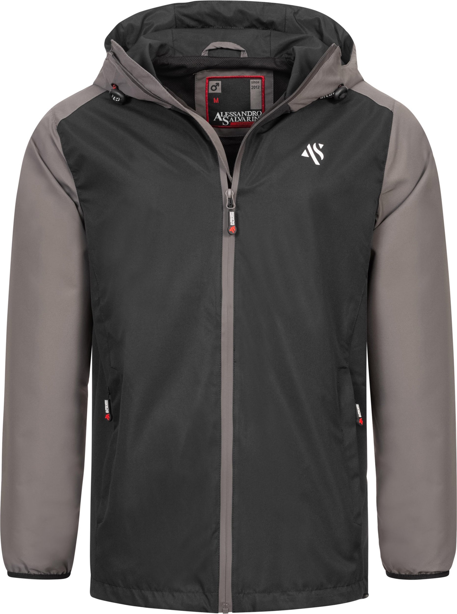 A. Salvarini Herren Regenjacke AS-322 wasserabweisend & ultraleicht