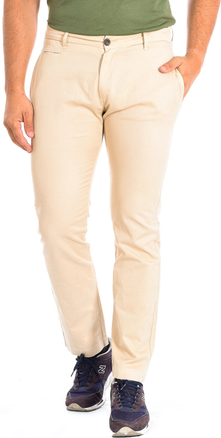 Lange Hose mit geradem Schnitt und Saum TMT014-TL121 für Männer