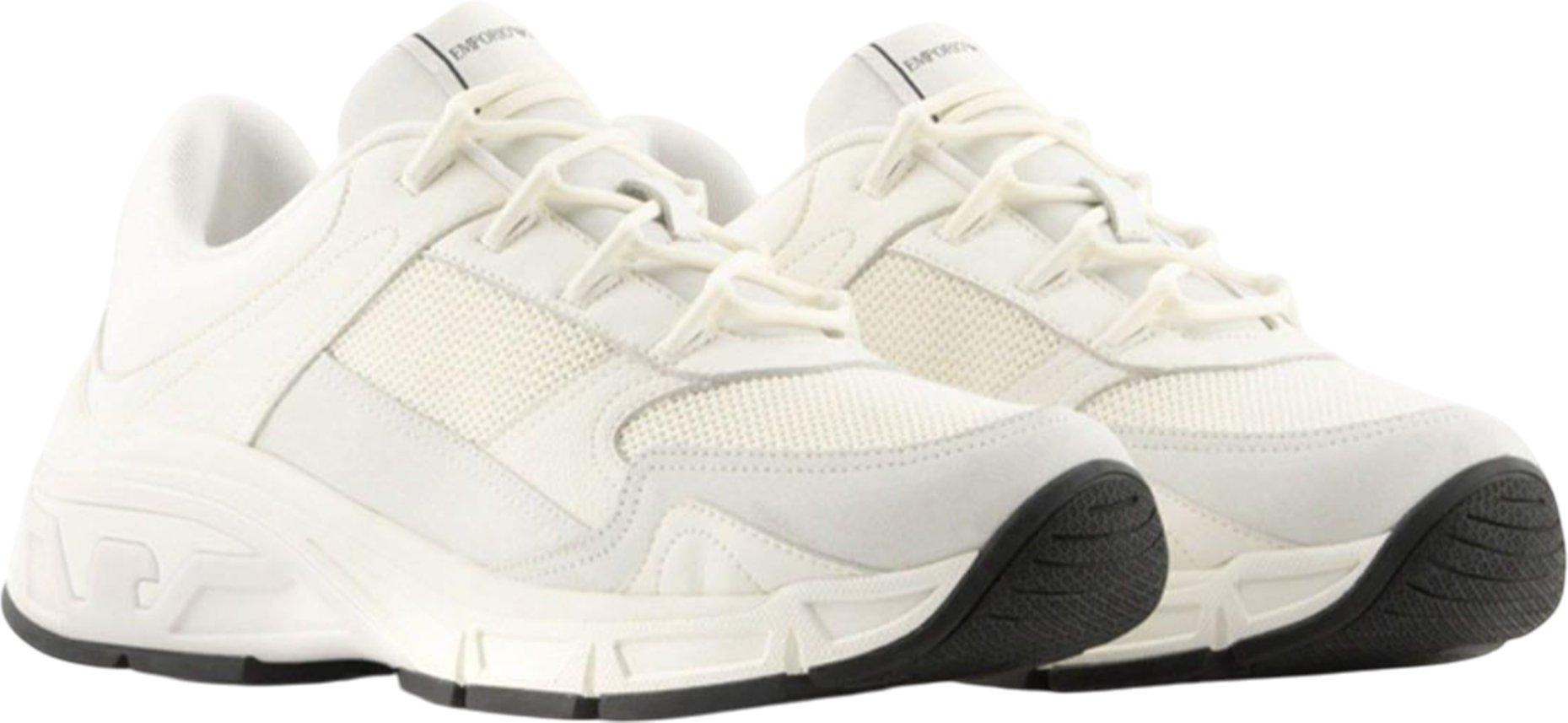 Thumbnail - Emporio Armani - Sneaker für Herren, Leder (Naturweiß)