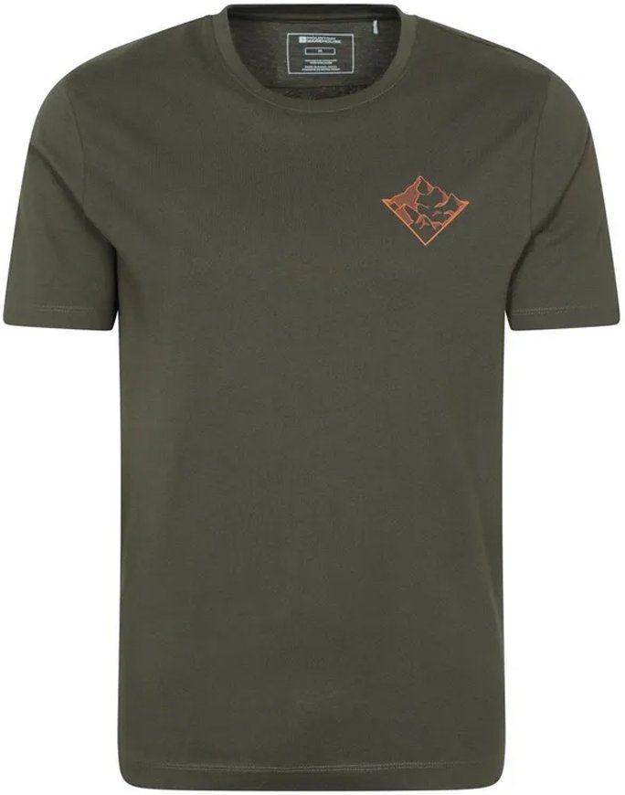 Mountain Warehouse - "3 Peaks" T-Shirt für Herren, Baumwolle (Grün)