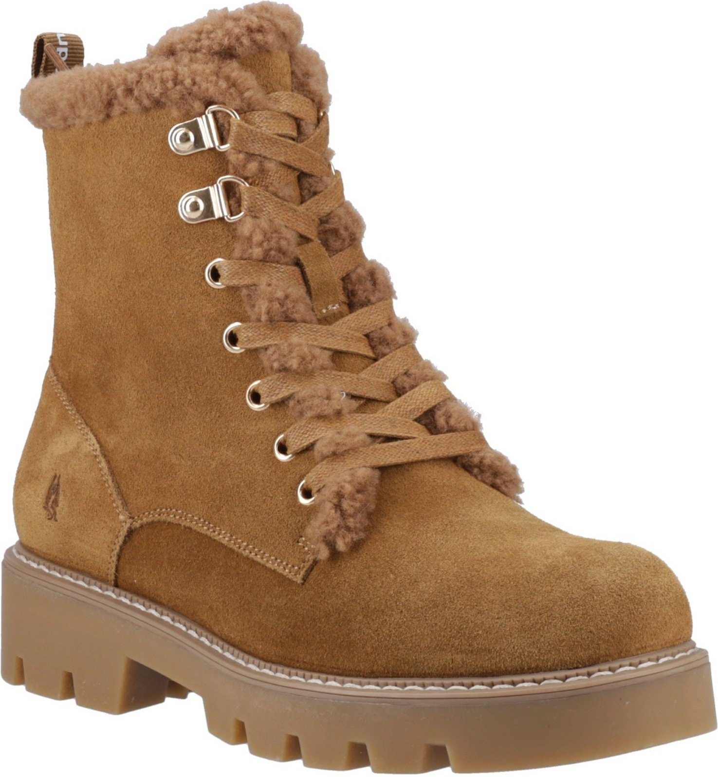Hush Puppies Aurelia Wildleder Damen Tan Winter Stiefeletten