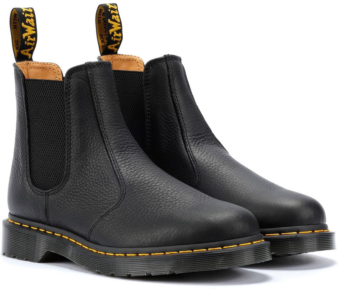 Dr. Martens 2976 Ambassador Leder Schwarze Stiefel