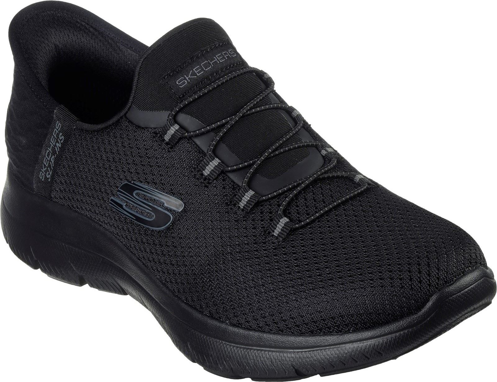 Thumbnail - Skechers Summits Diamond Dream Textile Damen Sneaker in Schwarz