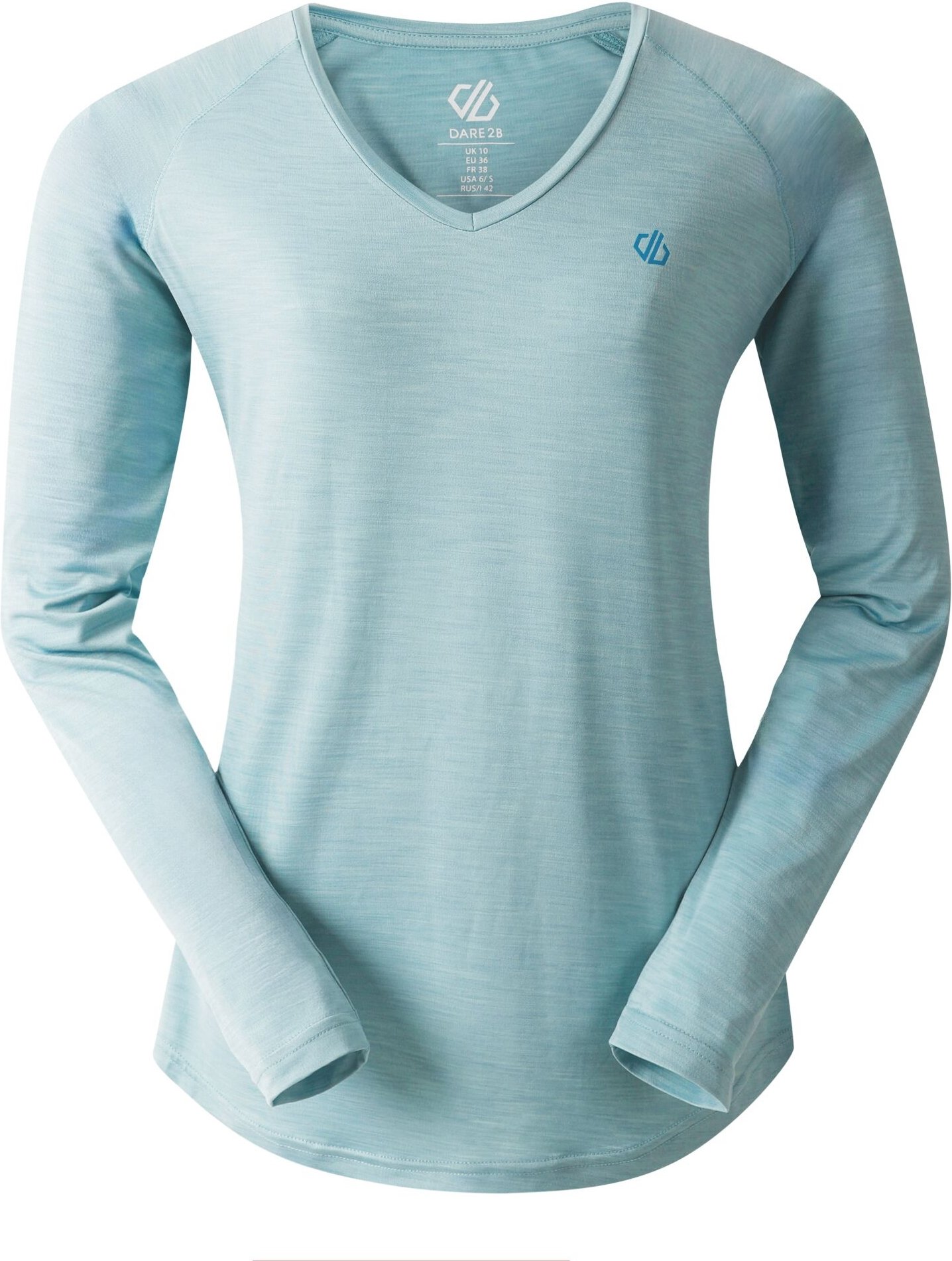 Dare 2B Damen Langarmshirt Discern (Grundwasserleiter)