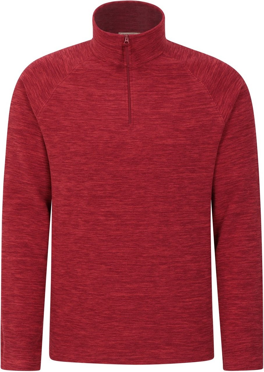 Mountain Warehouse Herren Snowdon II Fleece-Oberteil (dunkelrot)