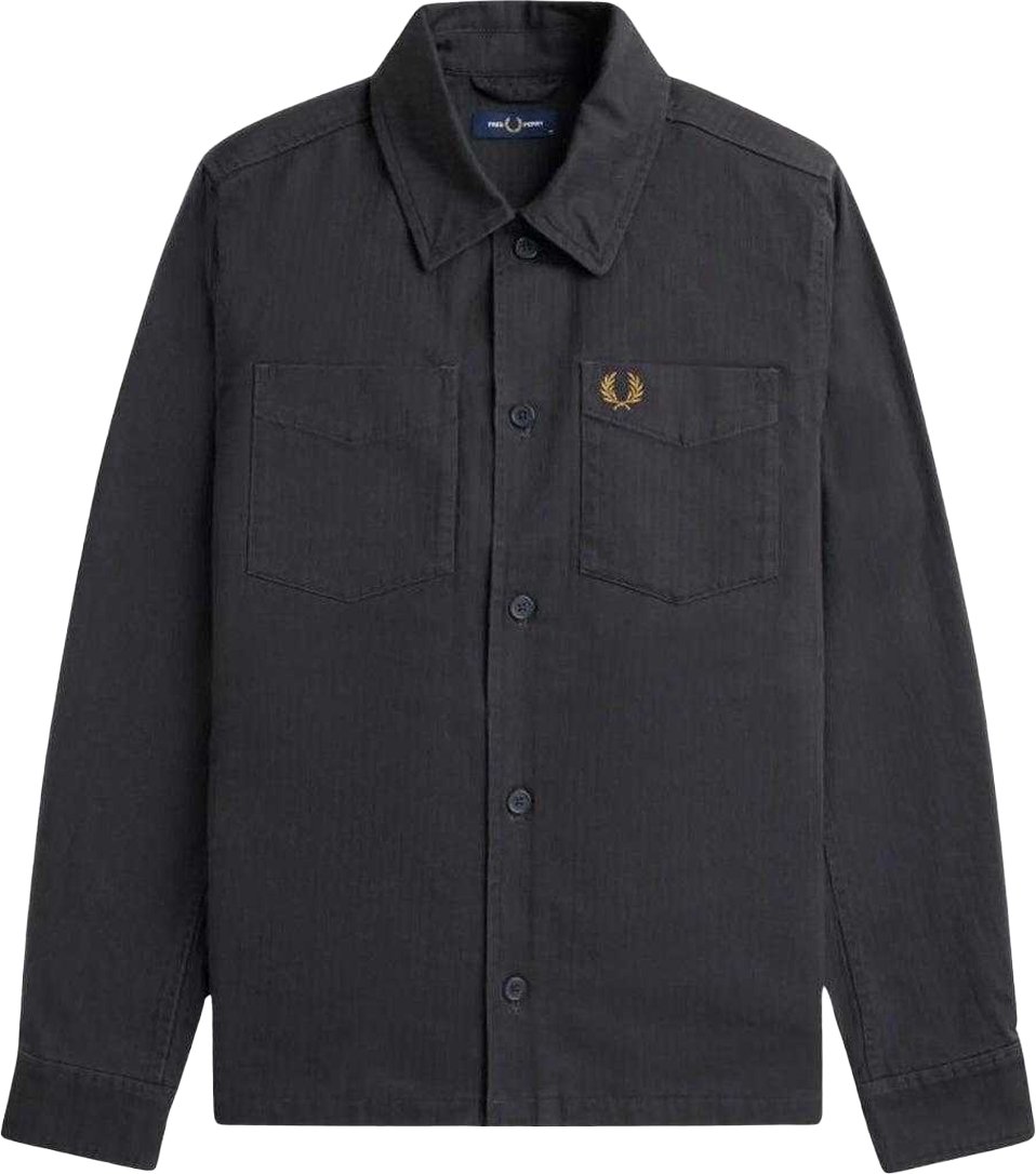 Fred Perry - "Anchor" Hemdjacke für Herren (Grau)