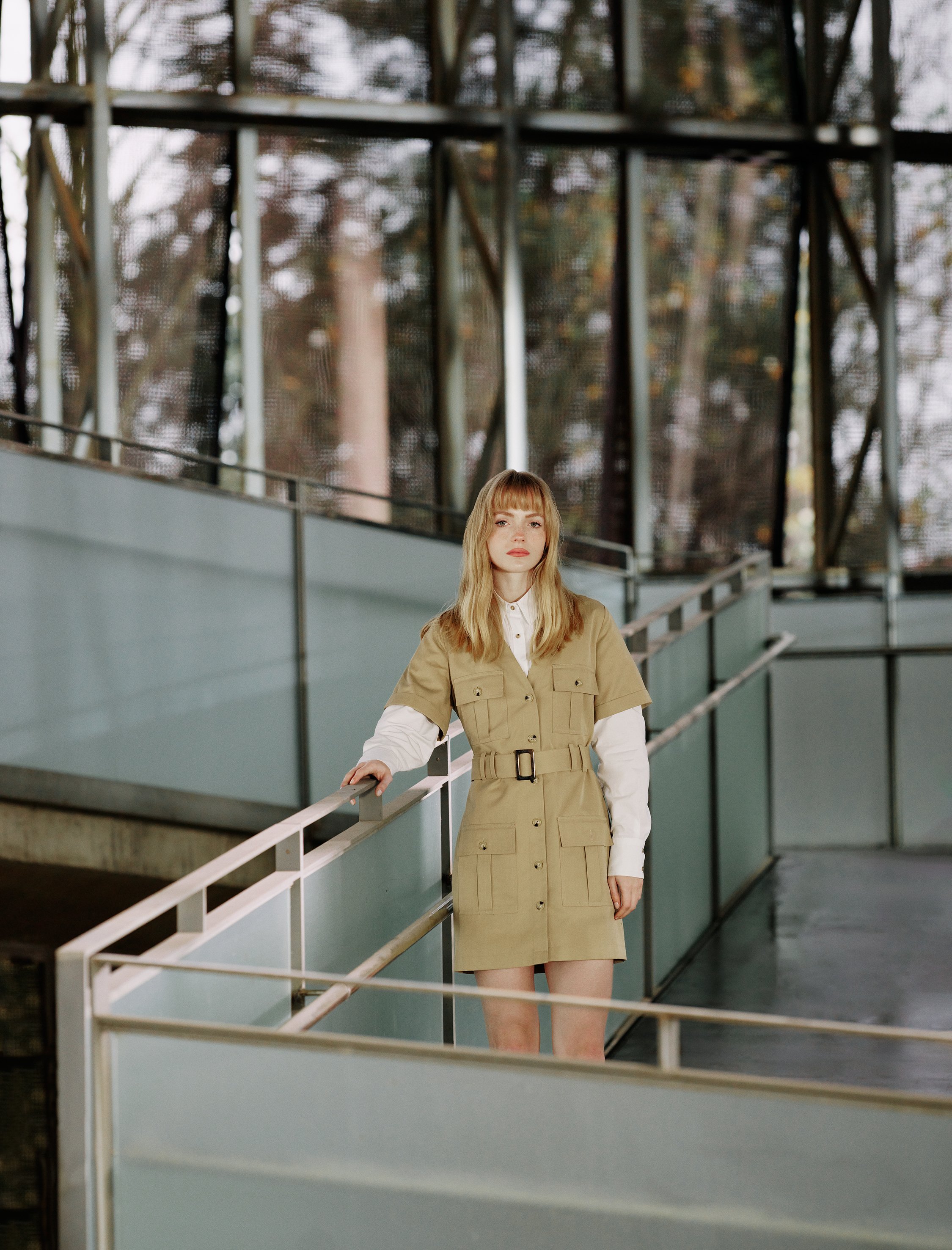 Koton Kleid Midi Länge A Form Kleid