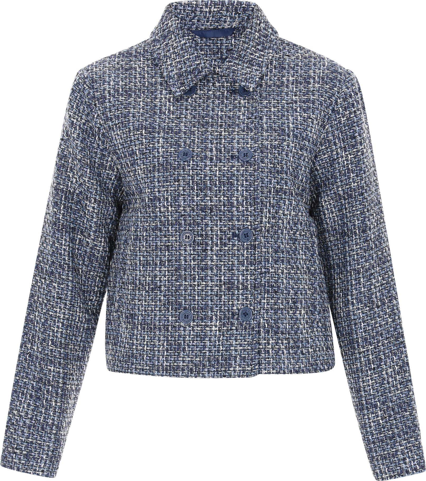 Dreimaster Jacke Frauen blau mehrfarbig