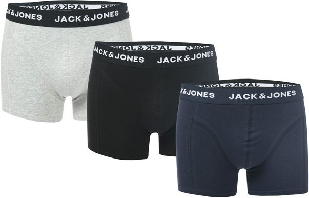 Jack Jones Anthony 3er-Pack Boxershorts für Männer in navy