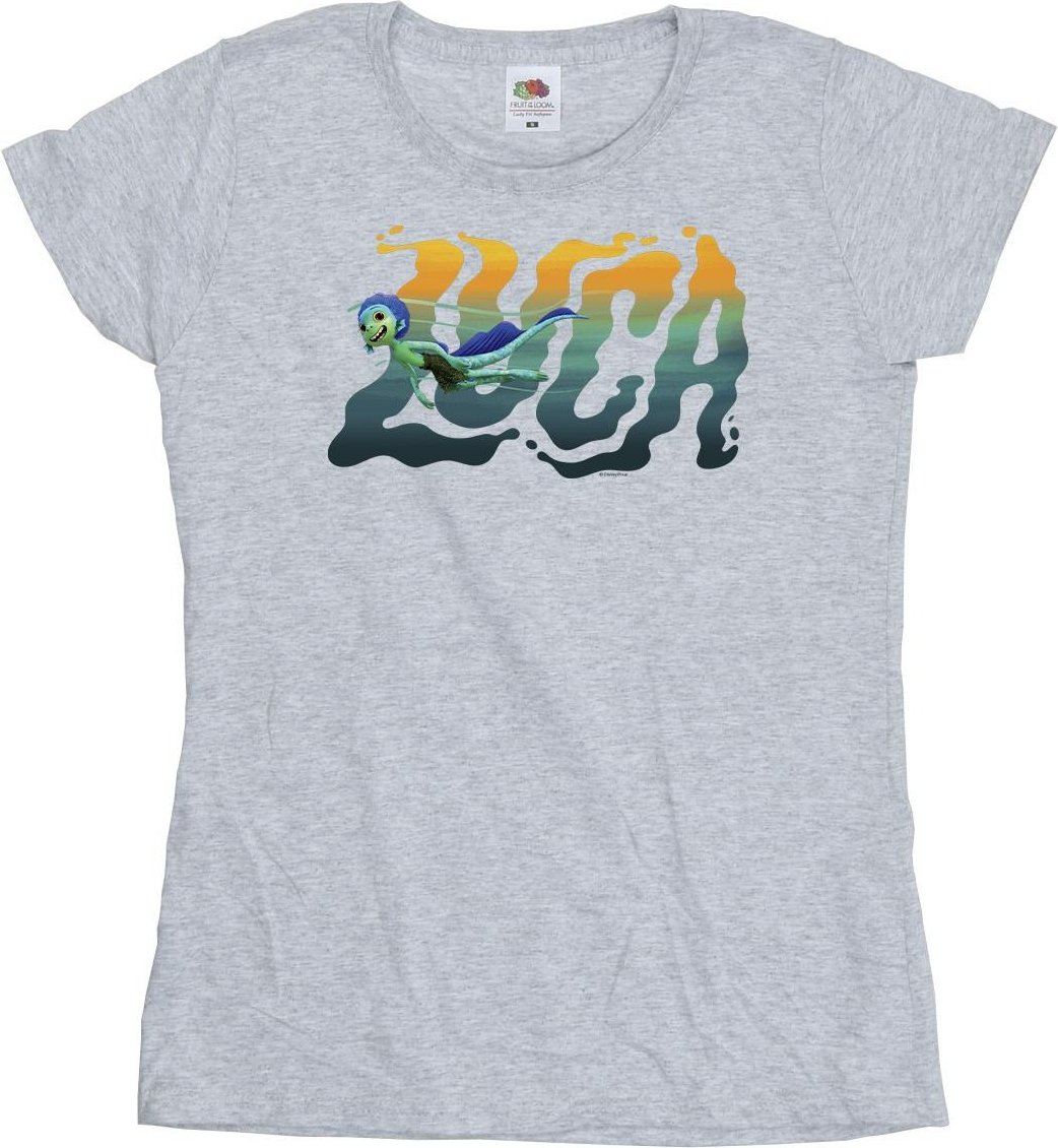 Disney - "Luca Swim" T-Shirt für Damen (Grau)
