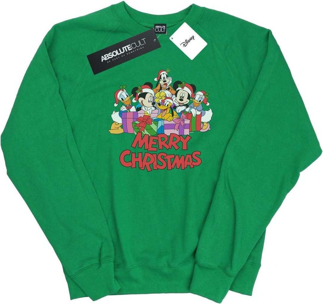 Disney - "Mickey Mouse And Friends Christmas" Sweatshirt für Damen (Irisch-Grün)