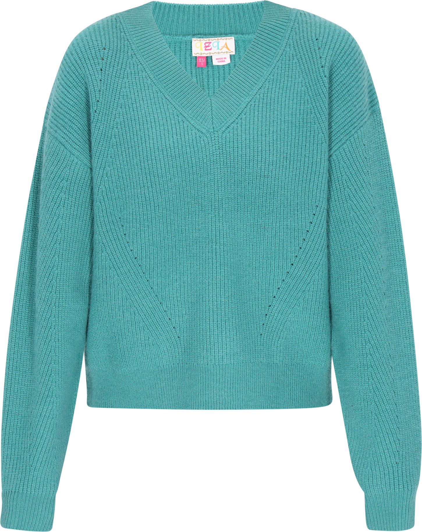 Thumbnail - IZIA Pullover Frauen Türkis