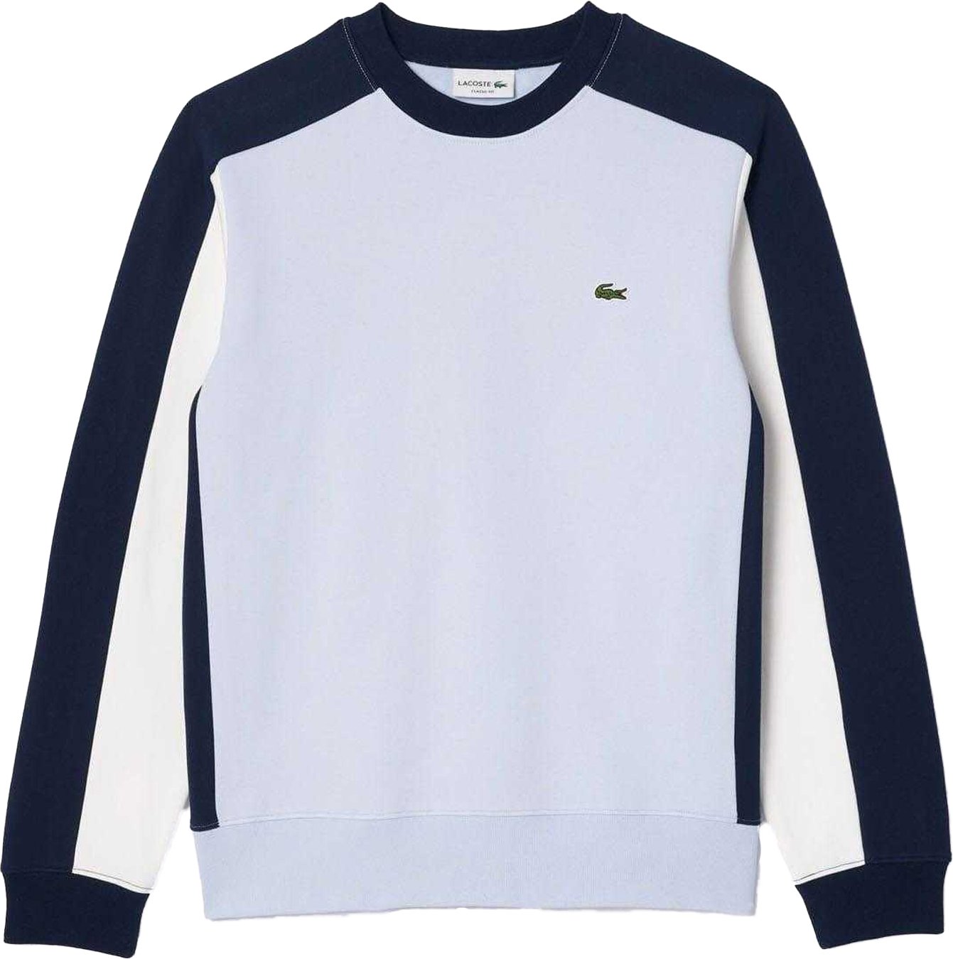 Lacoste - Sweatshirt Rundhalsausschnitt für Herren (Blau/Weiß)