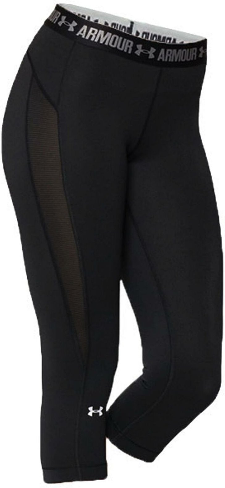 Under ArmourHeatgear Capri Leggings Enge Schwarz - Frauen