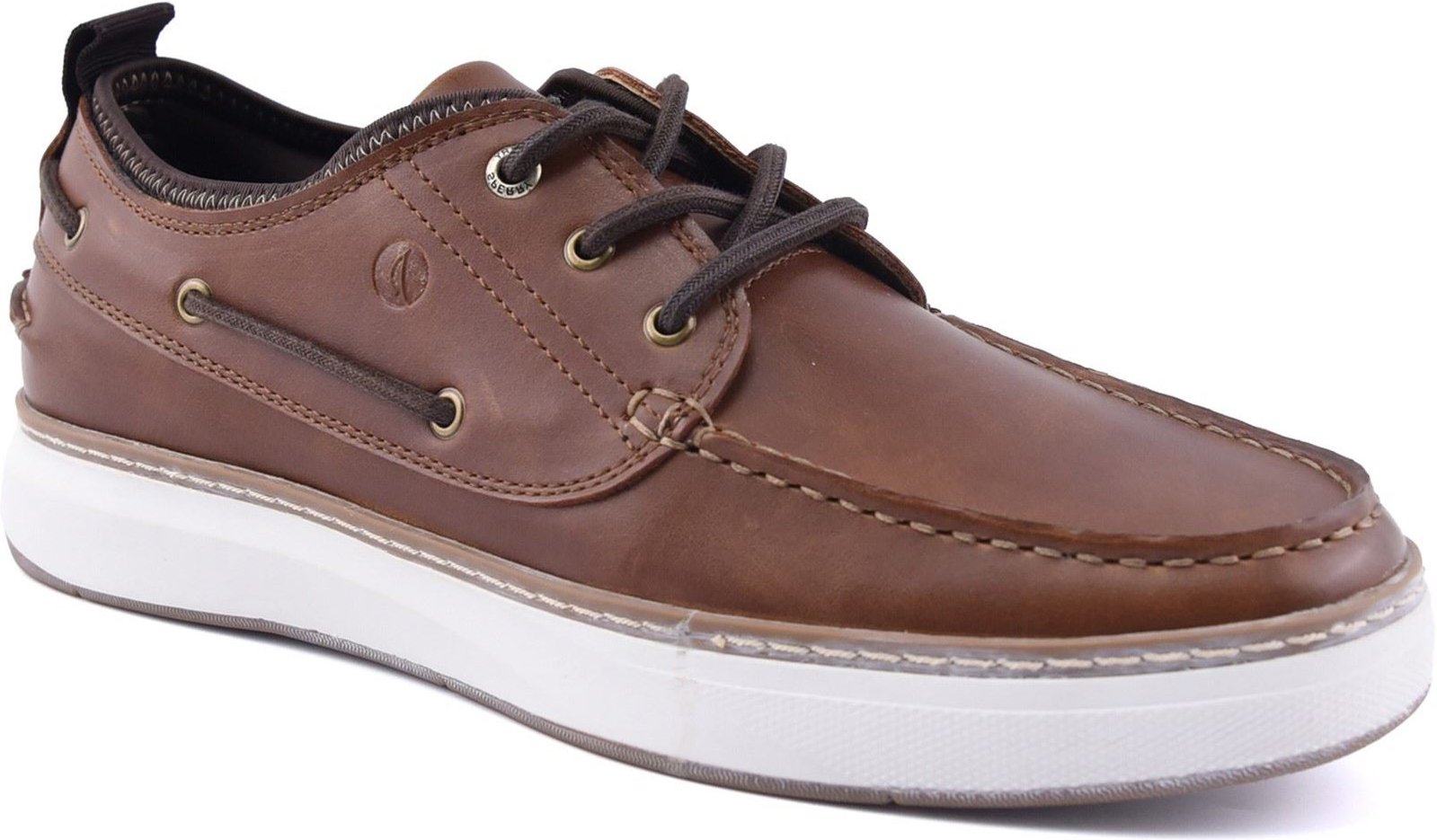 Sperry Moc Neo Polyurethan Herren Braune Bootsschuhe