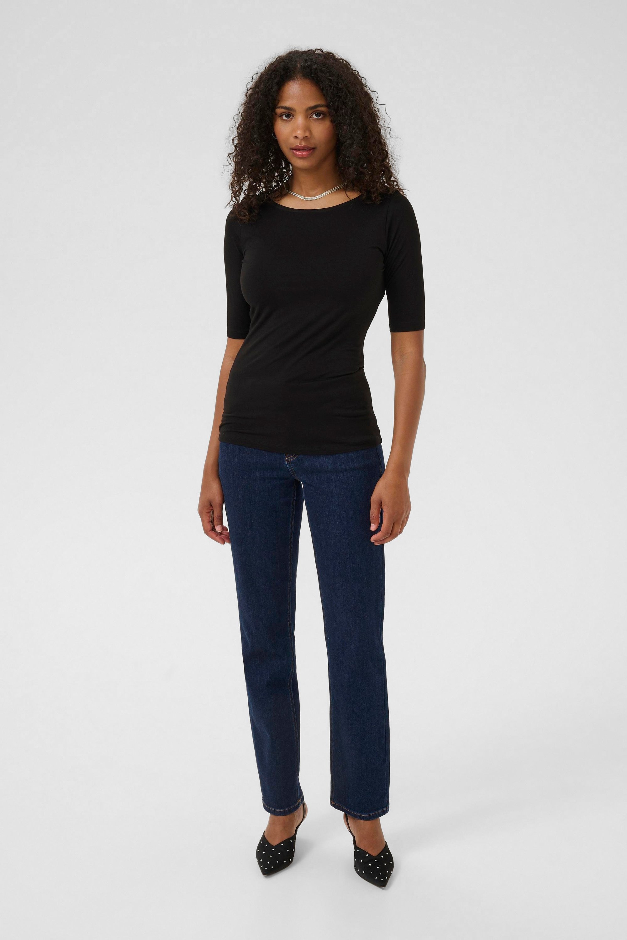 T-shirt KAyoko Slim fit black