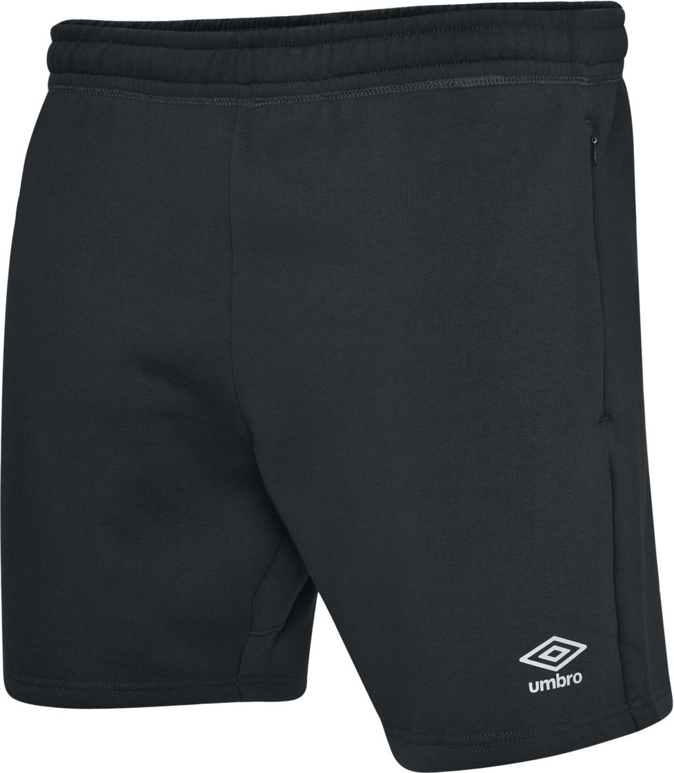 Umbro Herren Club Freizeit Shorts (Schwarz/Weiß)
