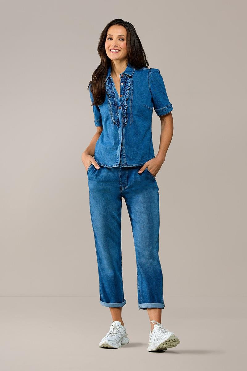 Caroline Tensen Stockholm Jeans Mittelblauer Denim