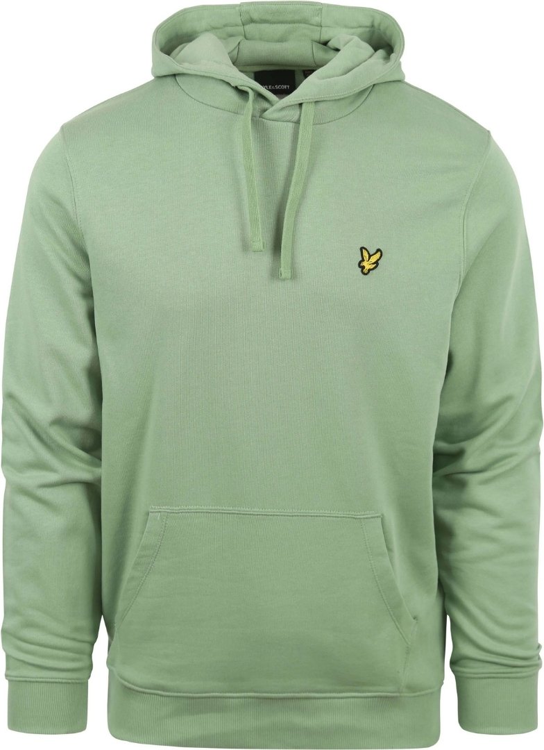 Thumbnail - Grüner Glencoe-Pullover-Hoodie mit Lyle & Scott-Logo