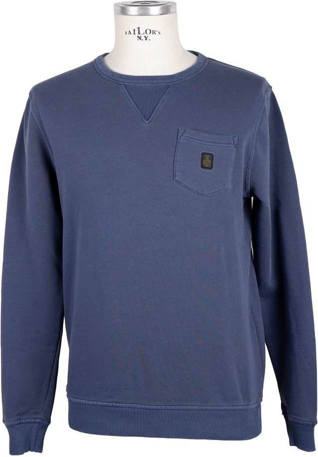 Klassisches Crew-Neck Sweatshirt mit Taschen-Detail