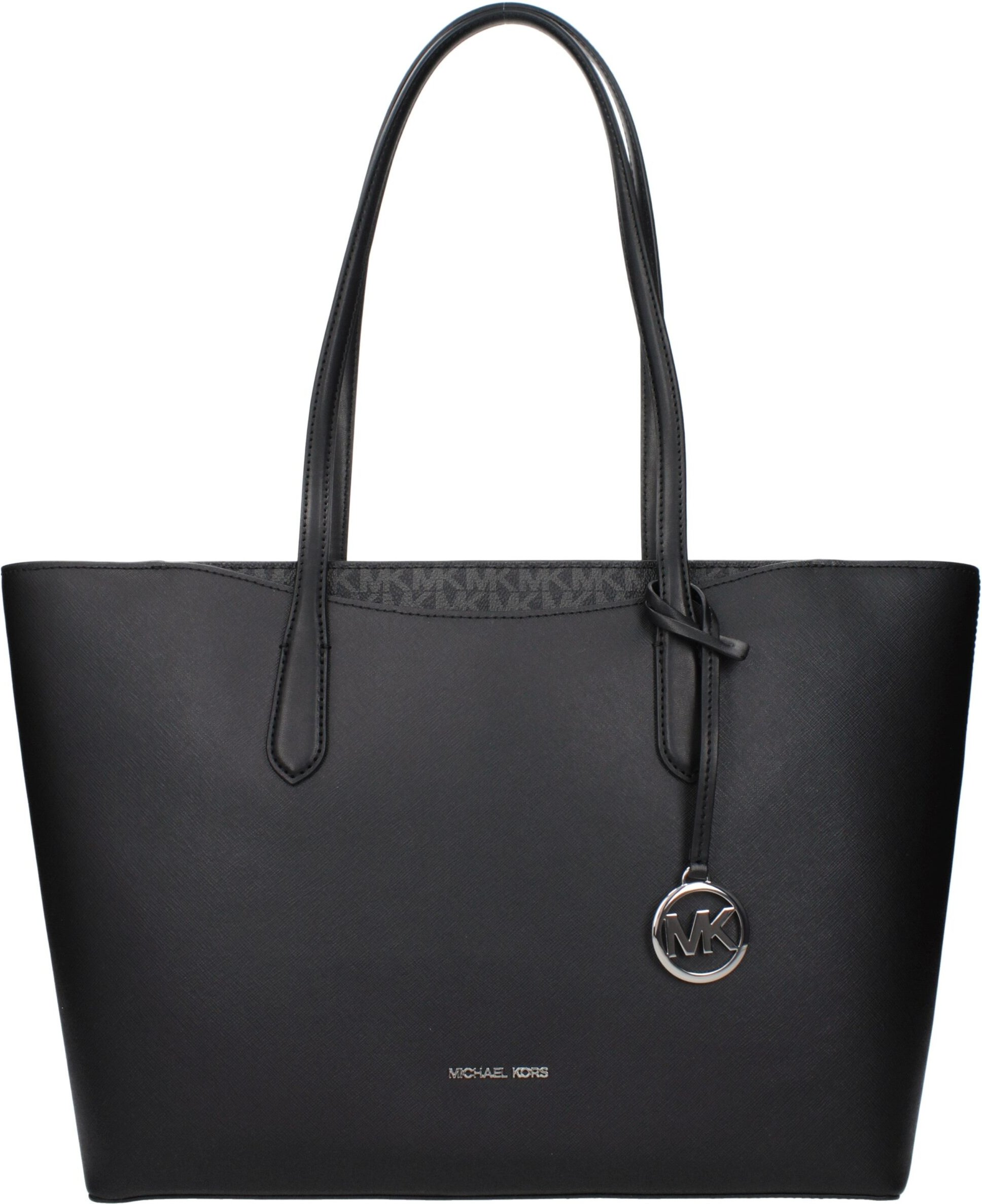 Schwarze Stoff Schultertasche